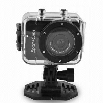 5.0MP/1,080P Digital Video Sports Camera, Waterproof Design with JPEG Picture File Format