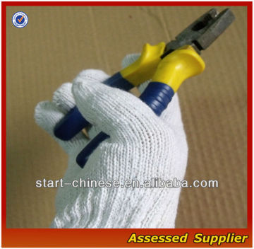 cotton gloves and string knit gloves/working cotton gloves/cotton knitted gloves/cotton gloves