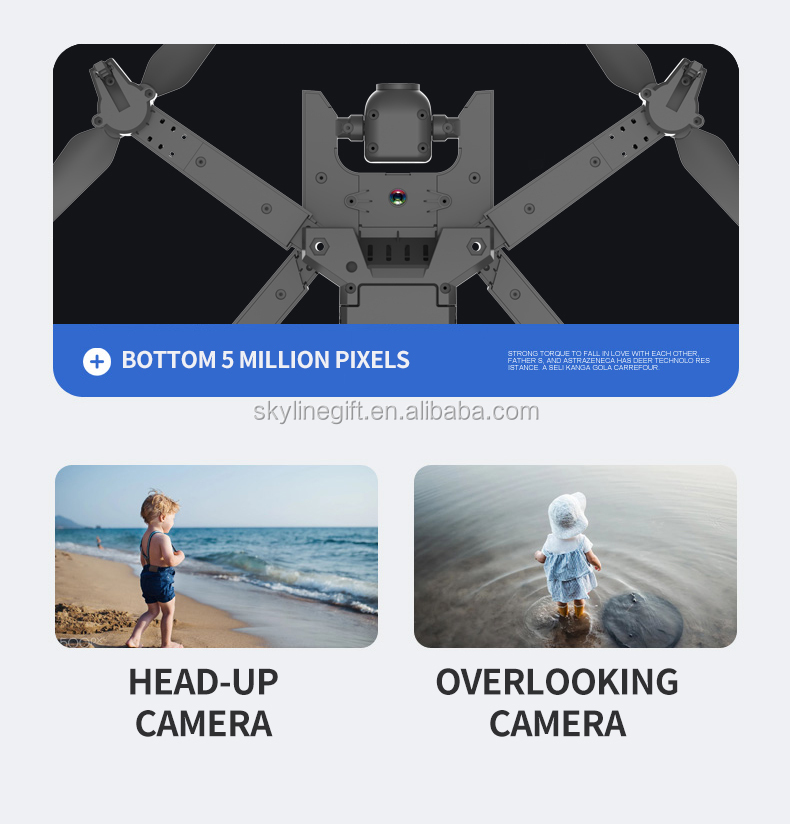 CSJ X4 Foldable Profissional Drone with HD 4K Camera WiFi FPV Wide Angle Optical Flow RC Quadcopter Christmas present Toys