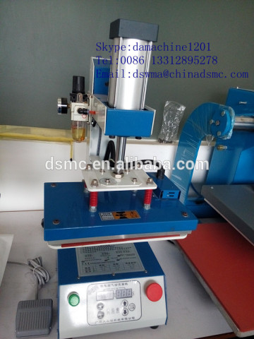 Mini logo label heat press transfer machine