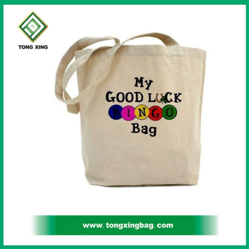 cotton bag in shopping bags cotton canvas rope handle