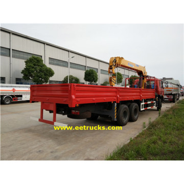 Dongfeng 12 Wheeler 10T Camions à grue hydraulique