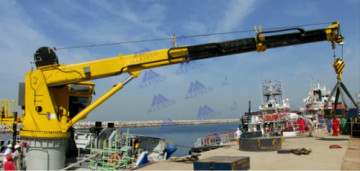 Hydraulic Ship Marine Offshore Deck Cranes