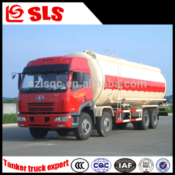 Cement powder tanker transport truck