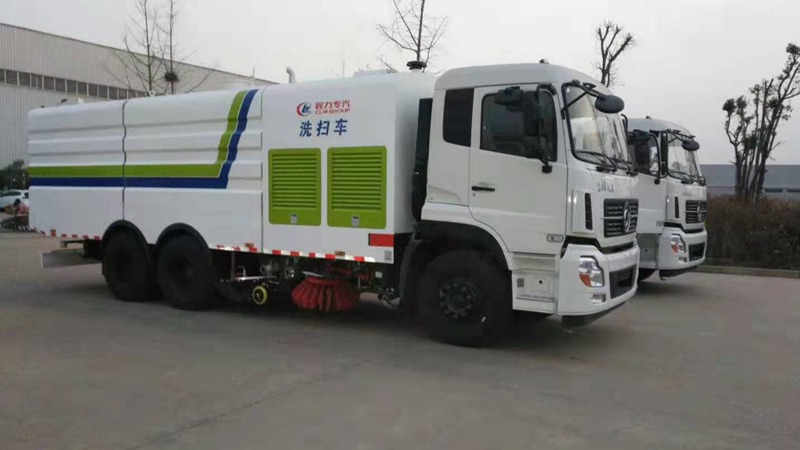 العلامة التجارية الجديدة شاحنة كنس الشوارع Dongfeng 6X4 22cbm