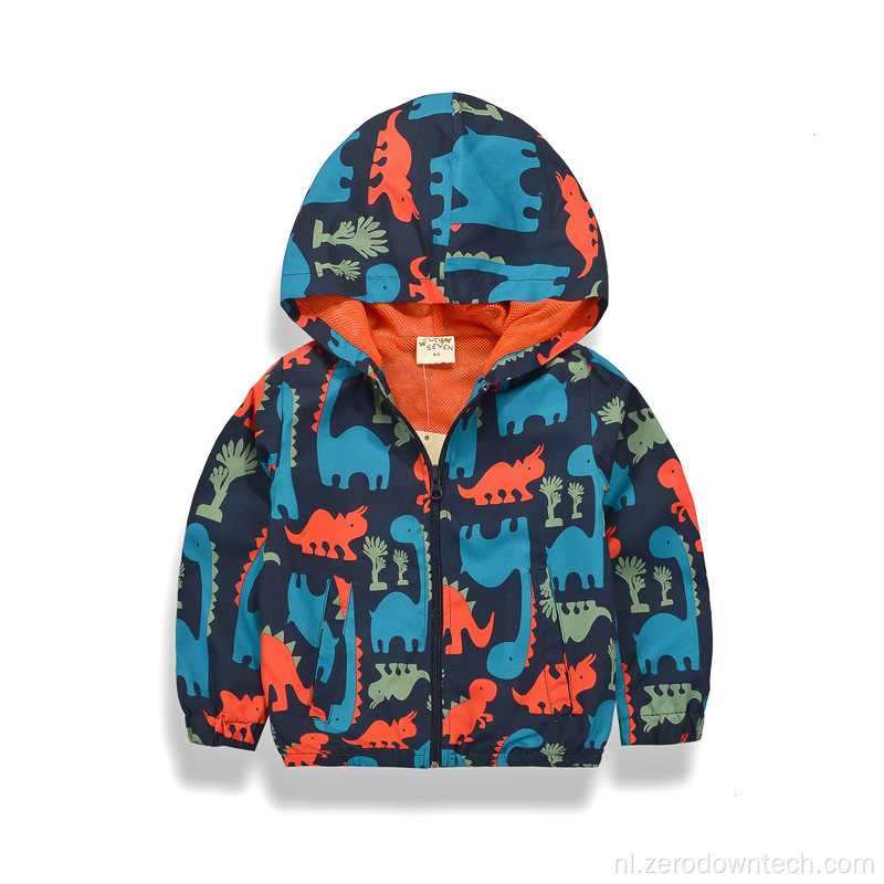 Aangepaste winter gewatteerde waterdichte hoody met rits