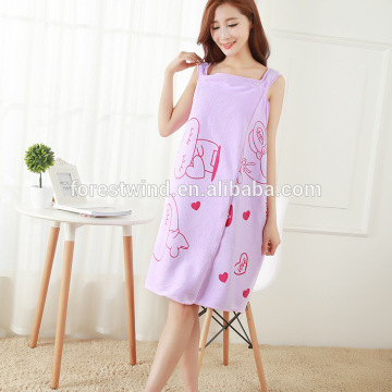 Microfiber Beach Towel Can Wear As Bathrobe