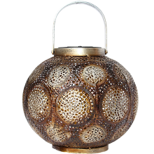 Outdoor wrought iron lantern ambience light