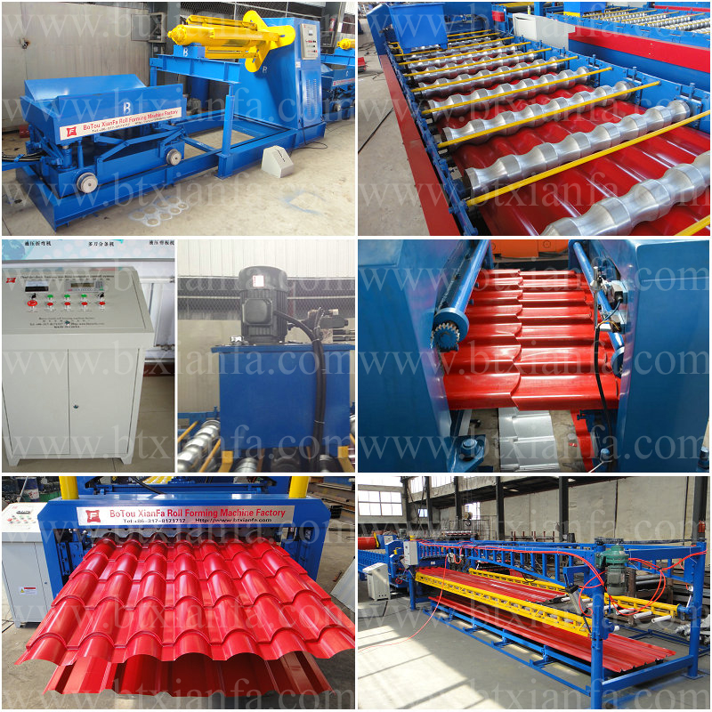 Nigeria Typ Metal Roof Panel Roll Forming Machine