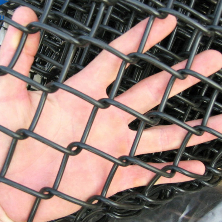 Black used chain link fence for sale