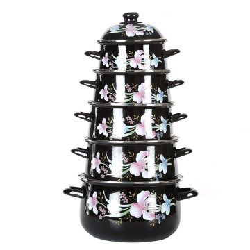 New Hot Sales Market Enamelware Casserole Saladmaster Cookware at Home