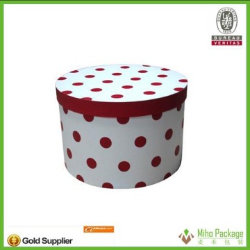 custom printed paper round gift boxes