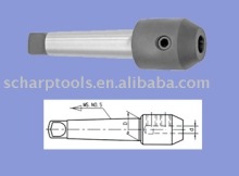Morse taper end mill adapter tang style drawbar style