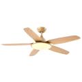 5-Blades Modern Decorative Ceiling Fan with LED Light