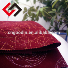 CURTAIN TEXTILE GILDED FABRIC FLOCKING