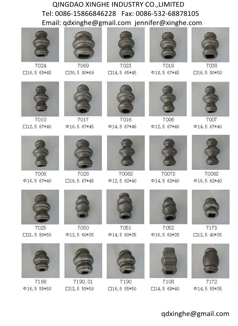 Cast Iron Ornamental Fence Parts