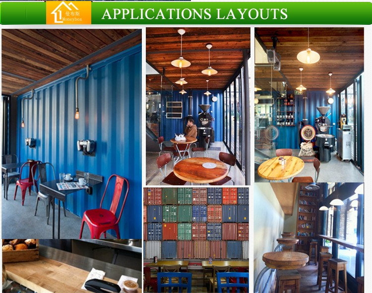 SVIP new Design modified shipping container house for coffee shop