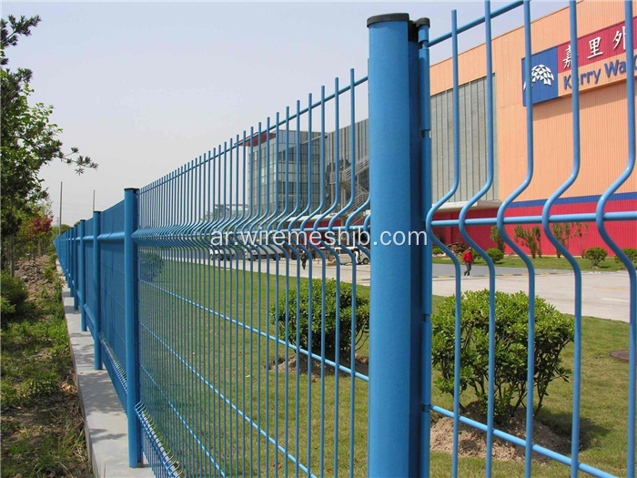 حديقة سياج جميل PVC المغلفة ملحومة شبكة أسلاك السياج