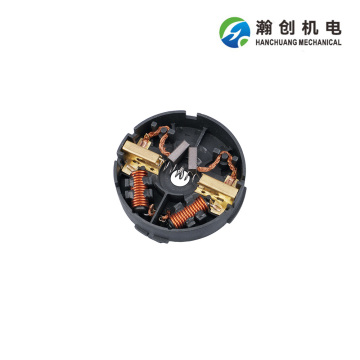 End cap assembly suspension motor