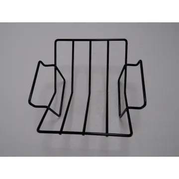 Double handles bbq rib holder grilling steak rack