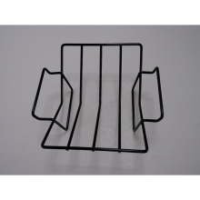 Izibambo eziphindwe kabili ze-BBQ Ribling Holder Grill Rack Rack