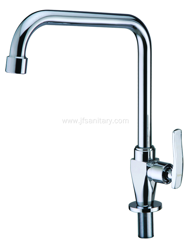 Single Handle Cold Water Only Kitchen Faucet Brass