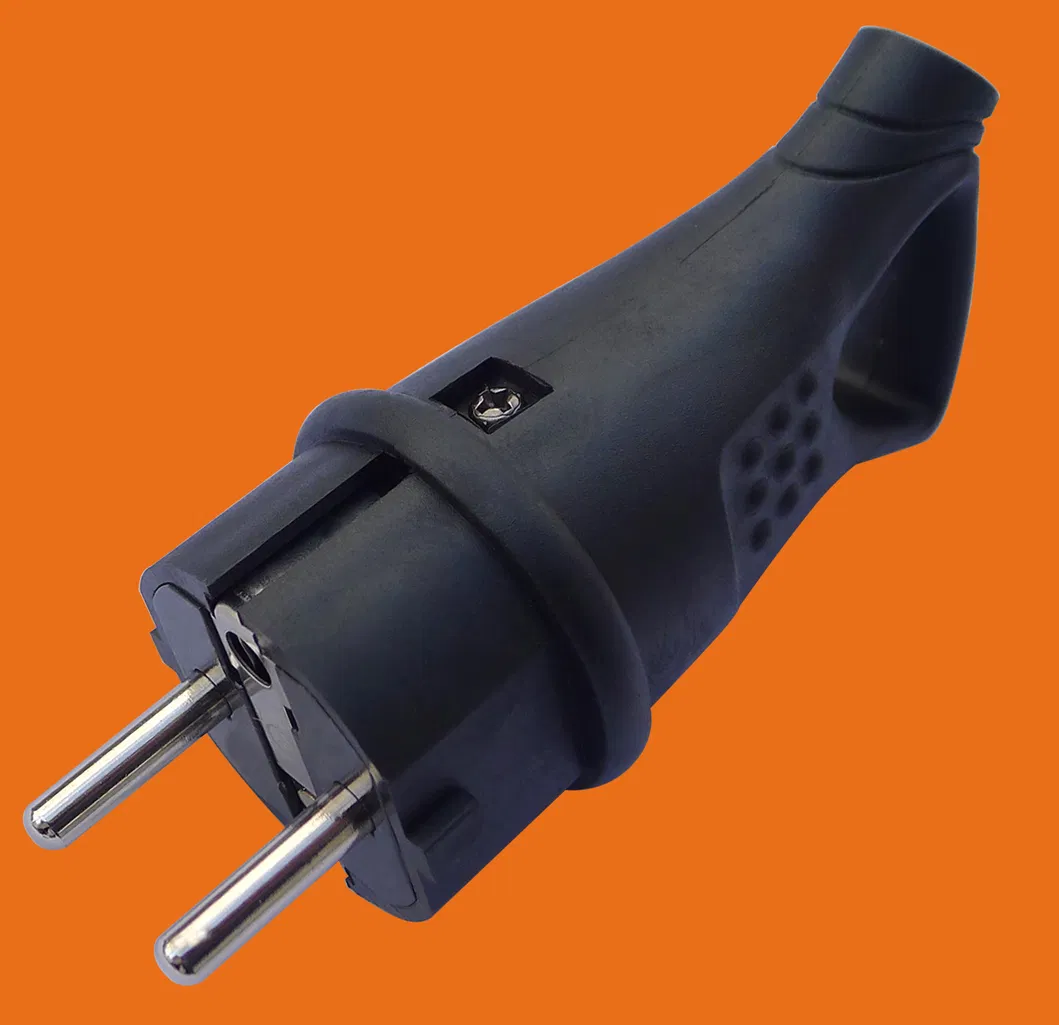 German Standard French European Standard Waterproof Extension Wiring with Handle Plug
