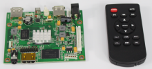 Media player Quad core video decoder board with Web publishing program functions