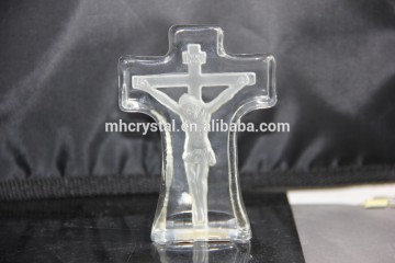 Glass Block Cross MH-G0392