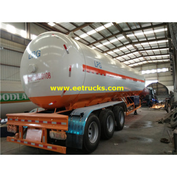 59.5m3 Tri-axle LPG Delivery Tank Trailers