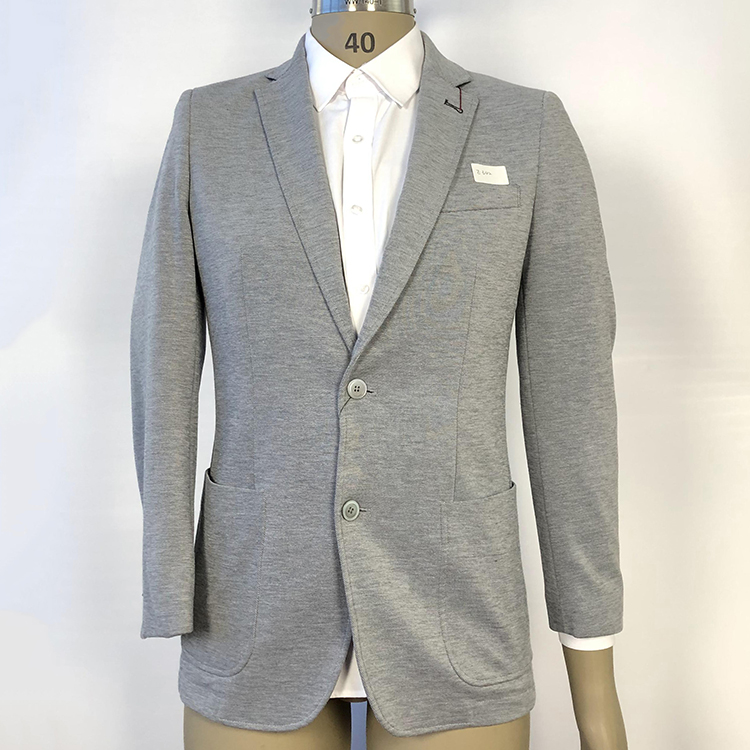 Slim Fit Strick Business Suit Blazer für Männer