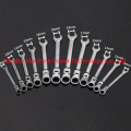 12PCS Ratchet Spanner Wrench Set