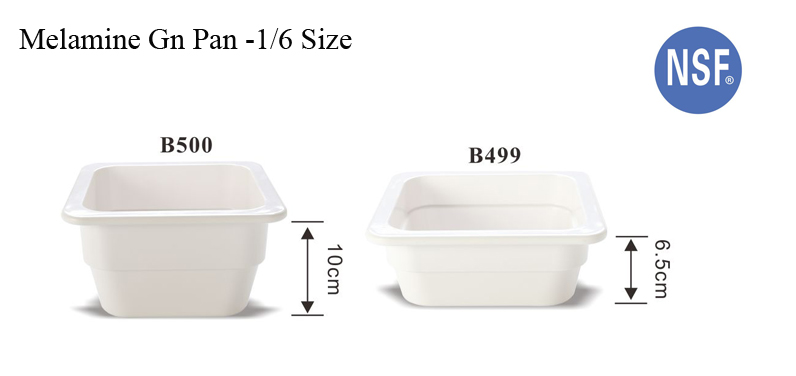 Melamine Food Tray 1/3 GN Plastic Rectangular Buffet Server Gastronorm Food Display Tray