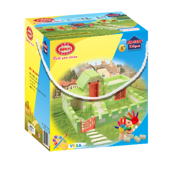 Build and Paint Villa Construction Toys