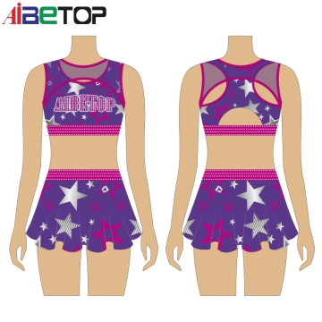 Cheer Crop Top Shorts Sets 2-Piece