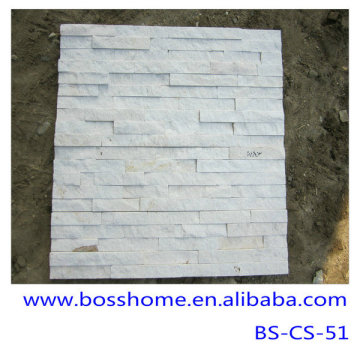 Low price white sandstone slate wall tiles