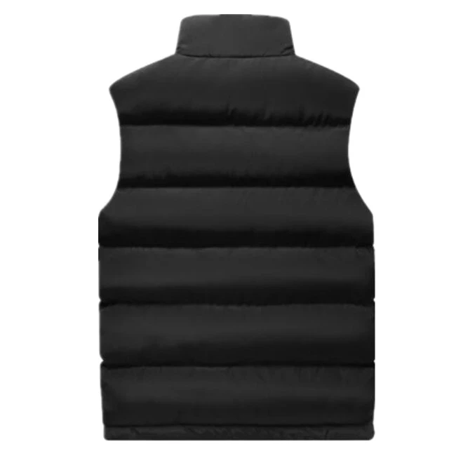 2019 Casual Stand Collar Autumn Padded Down Waistcoat Vest for Young Men