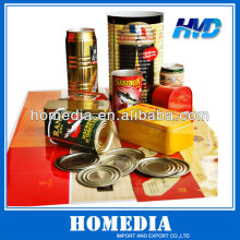 Colour printing food can