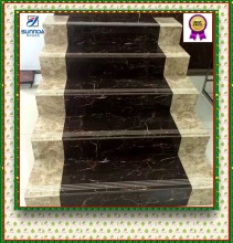1200x300x17mm ceramic porcelain glaze marble stair tiles for glossy stepping and stairs tiles