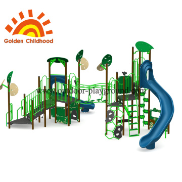 Natural Street Outdoor Playground Equipment For Children