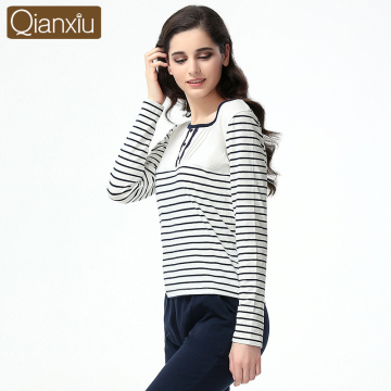 Qianxiu Modal Cotton Comfortable Long Loungewear