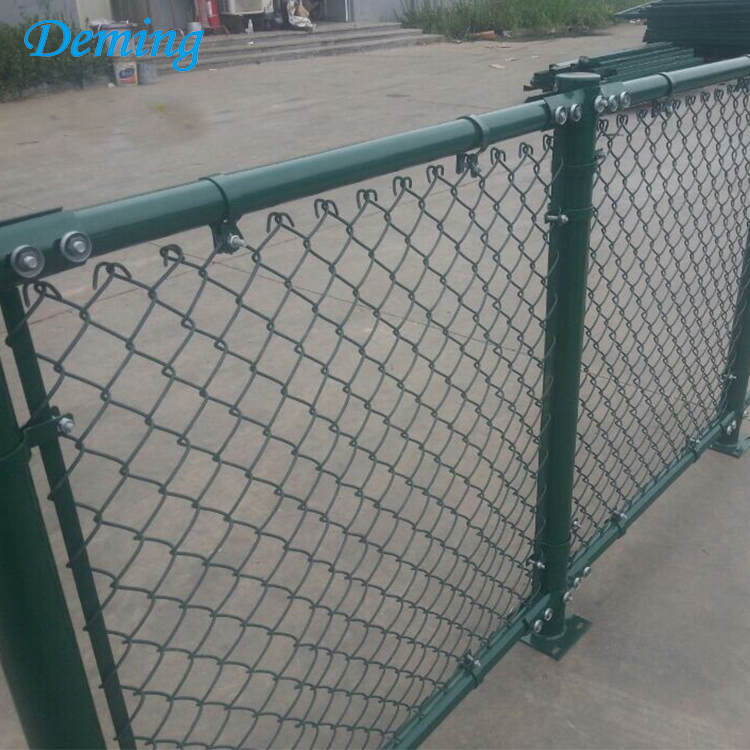 Galvanized  Diamond Chain Link Cyclone wire fence