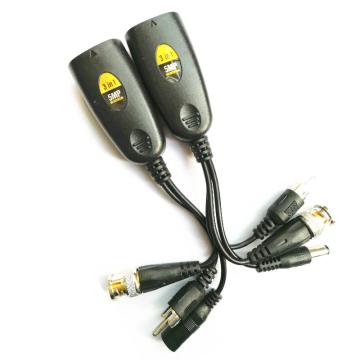 Video power cable balun for ip camera