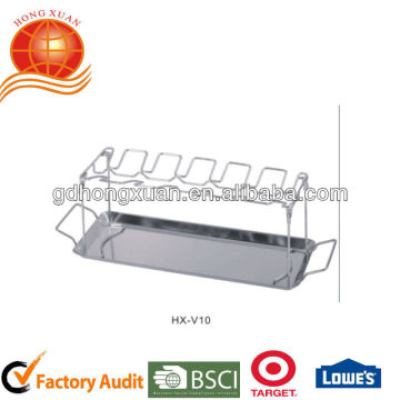 BBQ Rib Rack/Hot-selling BBQ Roasting Rack