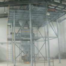 Single-component moist sand pulp production line