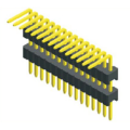 1.27mm Pin Header Single Row Double Plastic Angle