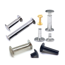 Wholesale 304 Stainless Steel Knock-Type Rivets - Flat Head Male and Female Double Cap Rivets