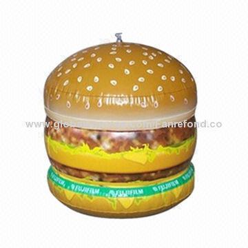 Inflatable hamburger