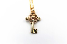 Fashion Pendant, Gold-Plated Key Pendant, PT1228