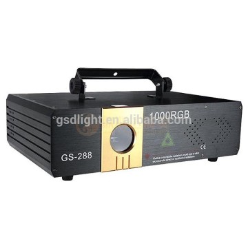 CE RoHs 1.2w RGB animation laser stage lighting with SD card / Club laser lighting